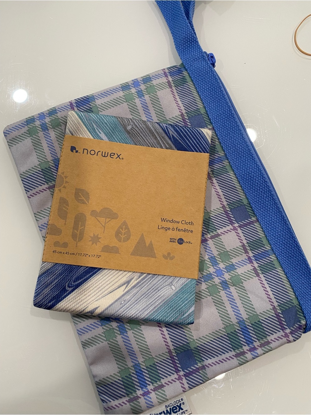 Norwex Window Cloth & Wristlet